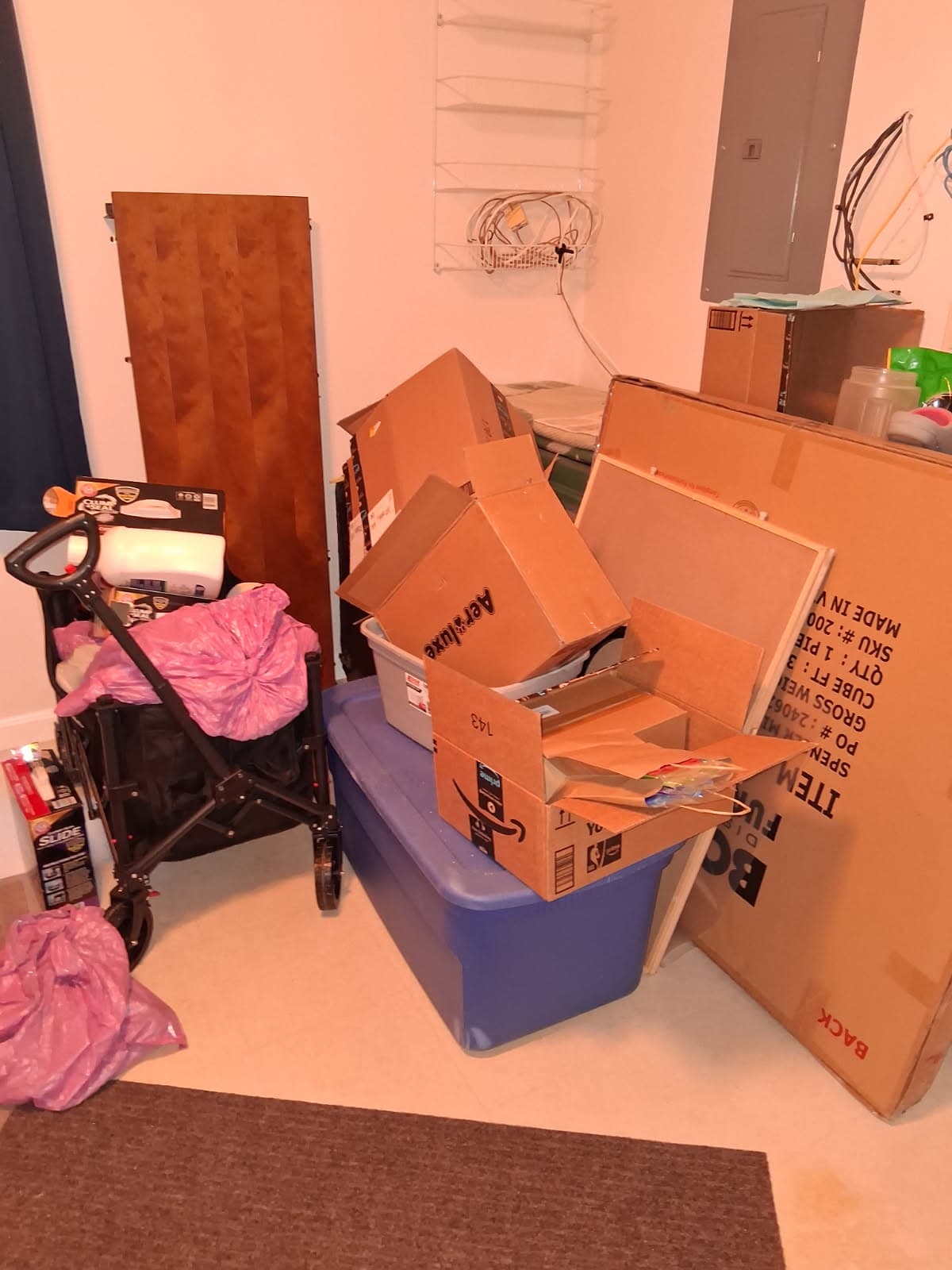 Before - Storage Area Declutter and Organize