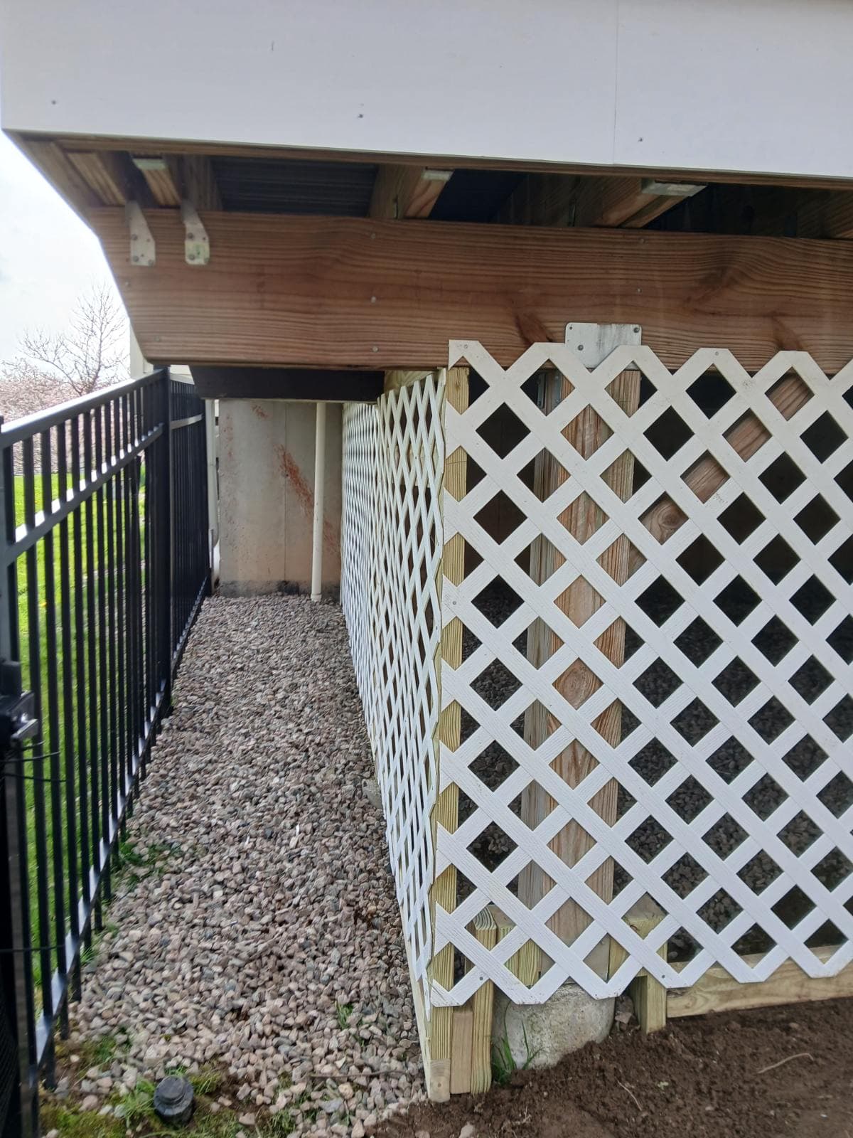 Deck work project photo