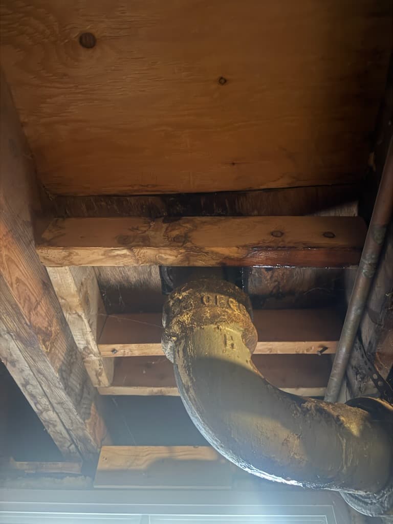 Before - Toilet Subfloor Replacement